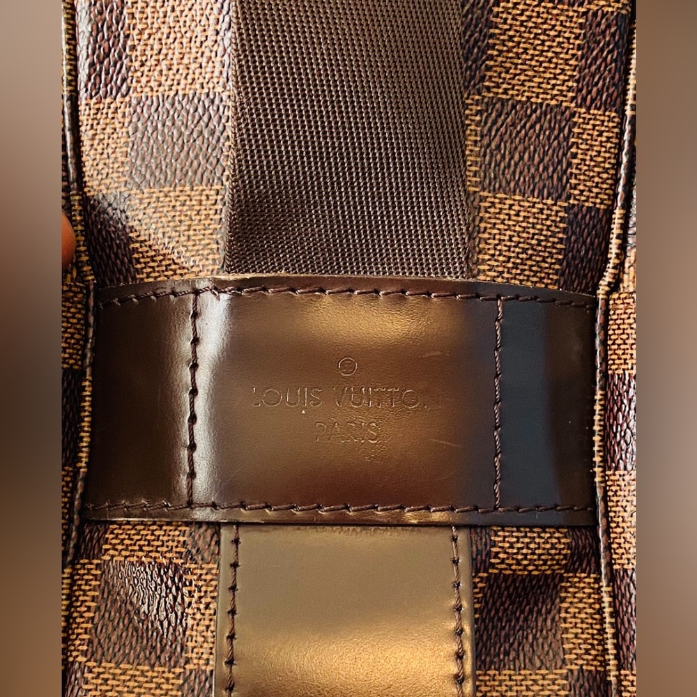 LOUIS VUITTON NAVIGLIO DAMIER EBENE FRANCE 2010 EUC PRISTINE - Picture 11 of 13